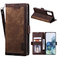 Miniatyrbillede 1 af 2: Surburbian Samsung Galaxy S20 Plus flip etui - Brun Brown
