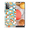 Pikkukuva 1 / 2: Deco Samsung Galaxy A52 5G kotelot - Söpö Corgis Multicolor