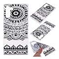 Miniatyrbillede 1 af 2: Deco Samsung Galaxy Note 10 cover - Sort Blomst Black