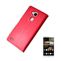 Miniatyrbillede 1 af 2: Kvist Huawei Ascend Mate7 Læder Flip Etui - Rød Red