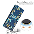 Miniatyrbillede 2 af 2: Wonderland iPhone 14 Pro Max flip etui - Smykke Sommerfugl Blue