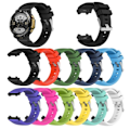 Miniatyrbild 2 av 2: Amazfit T-Rex 2 klockarmband i silikon med twillstruktur - Gul Gul