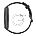 Miniatyrbillede 2 af 2: Huawei Band 7 silikone-urrem - Sort Black