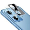 Miniatyrbillede 1 af 2: IMAK-kamerabeskyttelse af glas med objektivdæksel af akryl til Xiaomi Redmi Note 12 - Sort Udgave Black