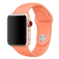Miniatyrbillede 1 af 2: Apple Watch Series 4 40mm fleksibel silikone Urrem - Fersken Orange