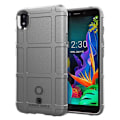 Pikkukuva 2 / 2: Rugged Shield kuoret - LG K20 (2019) - Harmaa Silver grey