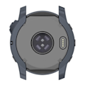 Pikkukuva 2 / 2: Garmin Fenix 7X:n galvanointisuojus - Tummanharmaa Silver grey