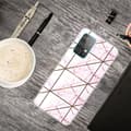 Miniatyrbillede 2 af 2: Deco Samsung Galaxy A73 Etui - White i Firkant Strike Marmor Multicolor