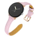 Google Pixel Watch Urrem i ægte læder - Lyserød Pink