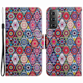 Miniatyrbillede 1 af 2: Wonderland Samsung Galaxy S23 Flip Etui - Kaleidoscope Multicolor