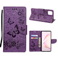 Pikkukuva 1 / 2: Butterfly Samsung Galaxy Note 10 Lite etui - Violetti Purple