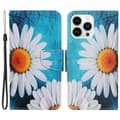 Miniatyrbillede 1 af 2: Wonderland iPhone 14 Pro Max flip etui - Stor Krysantemum Multicolor
