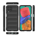 Miniatyrbild 2 av 2: Mjukt greppformat Samsung Galaxy M33 5G skal - Blå Blå