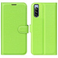 Miniatyrbillede 1 af 2: Klassisk Sony Xperia 10 IV flip etui - Grøn Green
