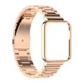 Miniatyrbild 1 av 6: Xiaomi Redmi Watch 2 klockarmband i rostfritt stål med skydd - Roséguld Rosa