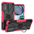 Miniatyrbillede 1 af 6: Kickstand-cover med magnetisk plade til Motorola Moto G62 5G - Rose Pink