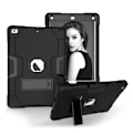 Miniatyrbillede 1 af 2: iPad (2017) bi-farve silikone hybrid etui - Sort Black