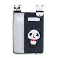 Pikkukuva 1 / 2: Samsung Galaxy S10 Plus 3D kuvio suojakotelo - Panda ja Punainen Rusetti Multicolor