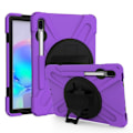 Miniatyrbillede 1 af 2: Samsung Galaxy Tab S6 X-Formet kombo etui - Lilla Purple