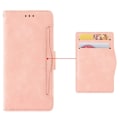 Miniatyrbillede 6 af 6: Stilfuldt Læder Etui med Pung til Google Pixel 7 Pro - Lyserød Pink