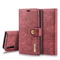 Miniatyrbillede 1 af 2: DG.MING Huawei P20 2-in-1 Wallet etui - Rød Red