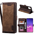 Miniatyrbild 1 av 2: Suburbian läder Samsung Galaxy S10 Lite fodral - Brun Brun