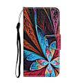 Miniatyrbillede 1 af 2: Wonderland Xiaomi Redmi 9A Flip Etui - Farvet Mønster Multicolor