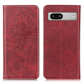 Pikkukuva 1 / 2: Lompakko-style Aitoa Nahkaa Läppäkotelo For Google Pixel 7a - Punainen Red