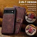 Miniatyrbillede 2 af 2: DG.Ming Google Pixel 7 2-in-1 Pung Etui - Rød Red