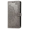 Miniatyrbillede 3 af 6: Mandala Xiaomi Redmi 12C / 11a Flip Etui - Grå Silver grey
