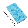 Miniatyrbillede 2 af 2: Samsung Galaxy A3 (2017) Beskyttende læder etui - Turkis Blue