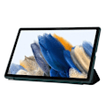 Pikkukuva 2 / 6: Samsung Galaxy Tab A8 10.5 (2021) V-taitto tyyliin silikonikotelo - Musta Black