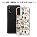 Miniatyrbillede 2 af 2: Supertyndt og slidstærkt softcover til Samsung Galaxy A52s 5G / A52 5G / A52 - Grøn Gardenia Green