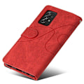 Pikkukuva 2 / 2: Teksturoitu nahkakotelo hihnalla Samsung Galaxy A52s 5G / Samsung Galaxy A52 5G / Samsung Galaxy A52 - Punainen Red