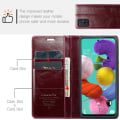 Pikkukuva 2 / 6: CaseMe Samsung Galaxy A51 Smooth Suojakotelo - Punainen Red