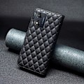 Pikkukuva 5 / 6: Rombuskuvioinen matta läppäkotelo Motorola Moto E13 - Musta Black