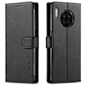 Miniatyrbillede 1 af 2: LC.IMEEKE Honor 50 Lite / Huawei Nova 8i Flip Etui - Sort Black