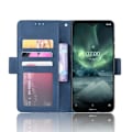 Miniatyrbillede 6 af 6: Stilfuldt Læder Etui med Pung til Nokia 7.2 / 6.2 - Blå Blue