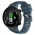 Miniatyrbillede 1 af 2: Garmin Forerunner 45 cool silikone Urrem - Titanium Grå Silver grey