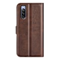 Miniatyrbillede 2 af 2: Sony Xperia 10 IV læderetui med pung - Brun Brown