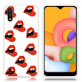 Pikkukuva 1 / 2: Deco Samsung Galaxy A01 kuoret - Huulet Red