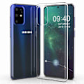 Miniatyrbild 3 av 6: Ultrasmalt transparent fodral för Samsung Galaxy S20 Plus Transparent