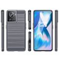 Miniatyrbild 2 av 2: Carbon Flex OnePlus 10R / OnePlus Ace skal - Silver/Grå Silvergrå