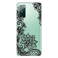 Miniatyrbillede 6 af 6: Deco Samsung Galaxy S20 Fe 5g / S20 Fe Etui - Lace Blomst Black
