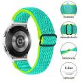 Miniatyrbillede 3 af 5: Samsung Galaxy Watch 5 / 5 Pro / 4 nylon urrem - Gul Grøn Green