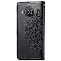 Miniatyrbillede 2 af 2: Mandala Nokia X10 / X20 Flip Etui - Sort Black