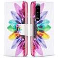 Miniatyrbillede 1 af 2: Wonderland Sony Xperia 5 III flip etui - Solsikke Multicolor