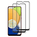 Miniatyrbillede 1 af 2: 2 stk AMORUS ekstra stærk skærmbeskyttelse af glas til Samsung Galaxy A03 Transparent