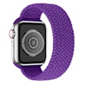 Miniatyrbild 1 av 6: Apple Watch Series 8 (41mm) elastiskt vävt klockarmband - Lila / Storlek: Xl Lila