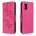 Miniatyrbild 2 av 2: Butterfly läder Samsung Galaxy A31 fodral - Rosa Rosa